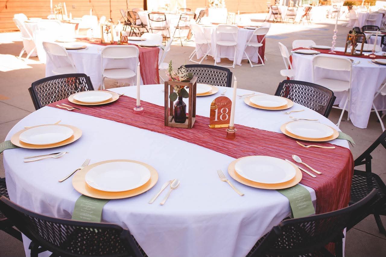 Reception tables